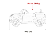 Elektromobilis Mini Concept Aceman, Blue-Elektromobiliai vaikams, Mašinos-e-vaikas