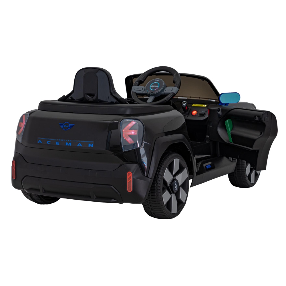 Elektromobilis Mini Concept Aceman, Black-Elektromobiliai vaikams, Mašinos-e-vaikas