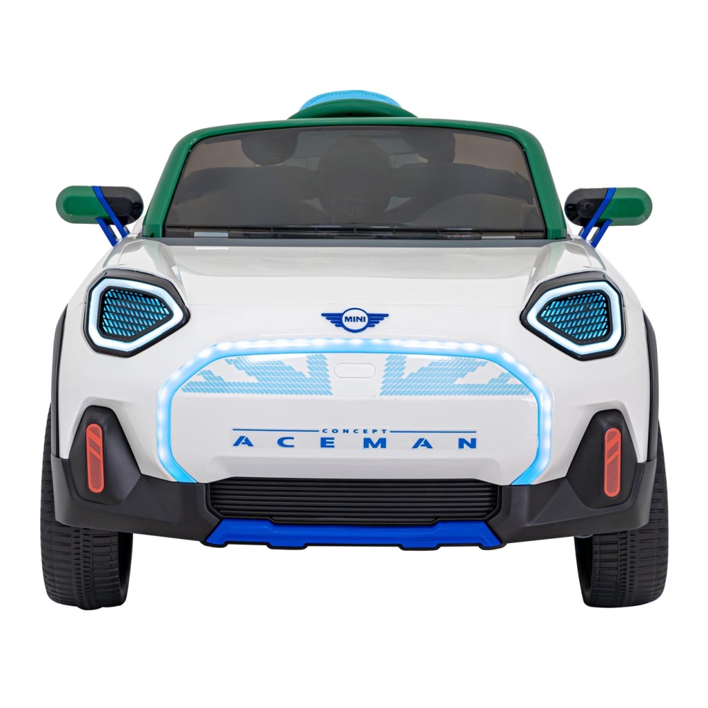 Elektromobilis Mini Concept Aceman, White-Elektromobiliai vaikams, Mašinos-e-vaikas