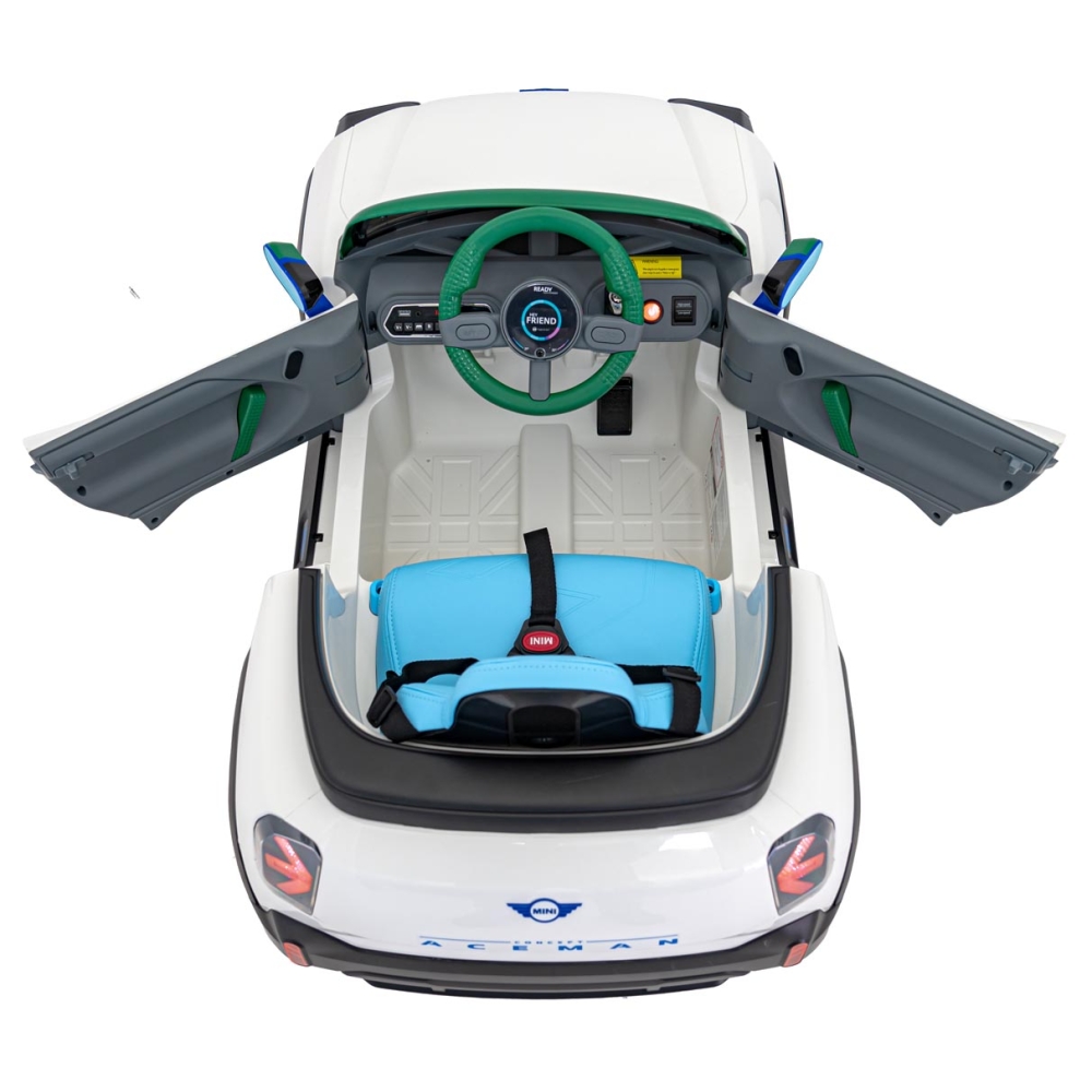 Elektromobilis Mini Concept Aceman, White-Elektromobiliai vaikams, Mašinos-e-vaikas