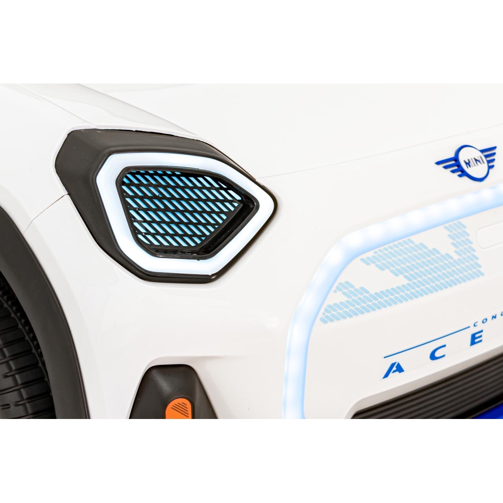 Elektromobilis Mini Concept Aceman, White-Elektromobiliai vaikams, Mašinos-e-vaikas