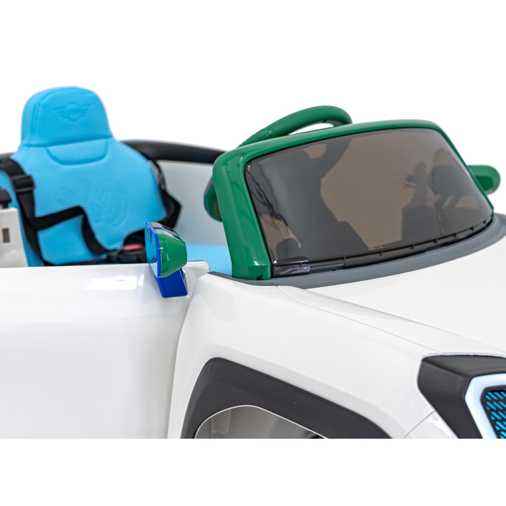 Elektromobilis Mini Concept Aceman, White-Elektromobiliai vaikams, Mašinos-e-vaikas