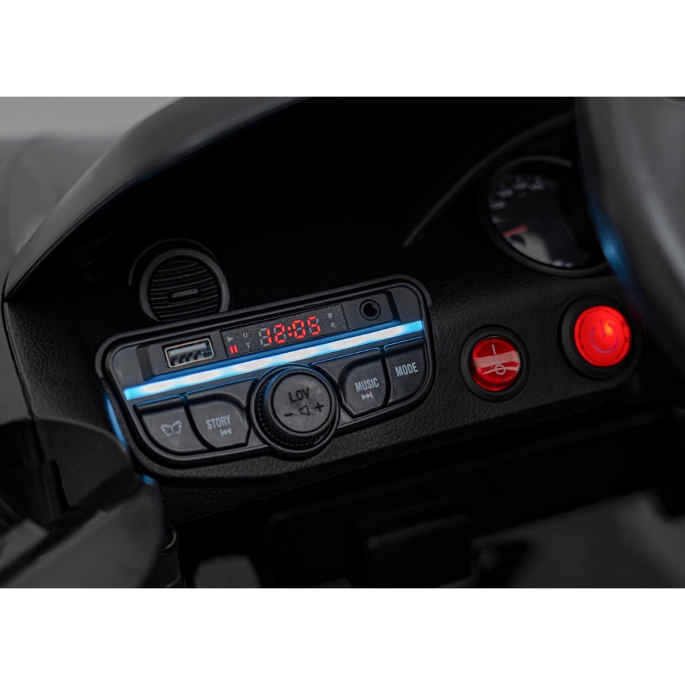 Elektromobilis Porsche Spyder RS 718, Black-Elektromobiliai vaikams, Mašinos-e-vaikas