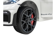 Elektromobilis Porsche Spyder RS 718, White-Elektromobiliai vaikams, Mašinos-e-vaikas