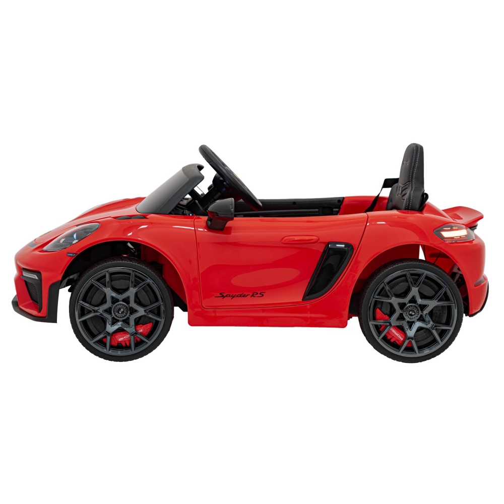 Elektromobilis Porsche Spyder RS 718, Red-Elektromobiliai vaikams, Mašinos-e-vaikas
