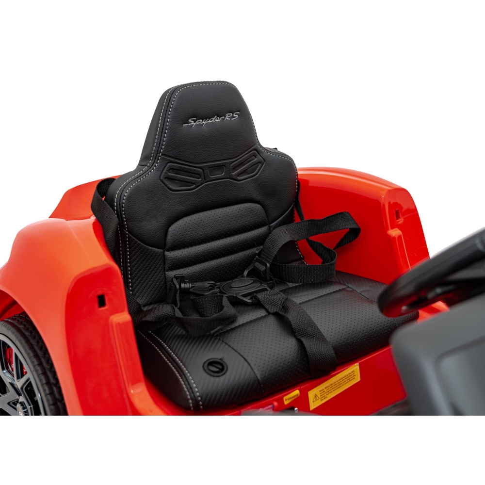 Elektromobilis Porsche Spyder RS 718, Red-Elektromobiliai vaikams, Mašinos-e-vaikas