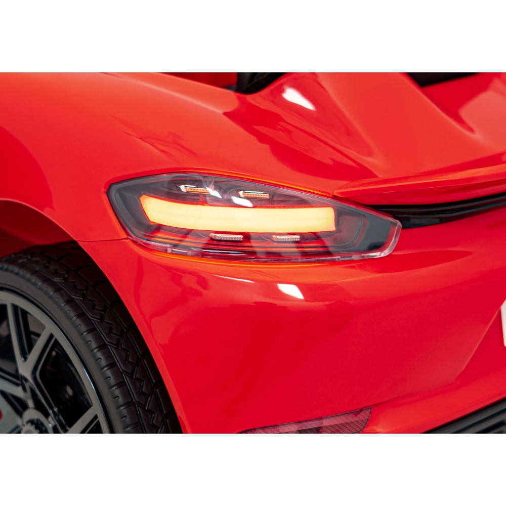 Elektromobilis Porsche Spyder RS 718, Red-Elektromobiliai vaikams, Mašinos-e-vaikas