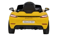 Elektromobilis Porsche Spyder RS 718, Yellow-Elektromobiliai vaikams, Mašinos-e-vaikas