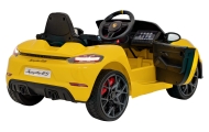Pojazd Porsche 718 Żółty