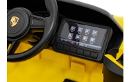 Elektromobilis Porsche Spyder RS 718, Yellow-Elektromobiliai vaikams, Mašinos-e-vaikas