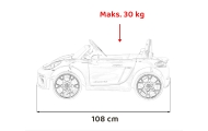 Pojazd Porsche 718 Żółty