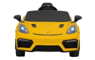 Elektromobilis Porsche 718, lakuotas geltonas-Elektromobiliai vaikams, Mašinos-e-vaikas