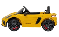 Elektromobilis Porsche 718, lakuotas geltonas-Elektromobiliai vaikams, Mašinos-e-vaikas