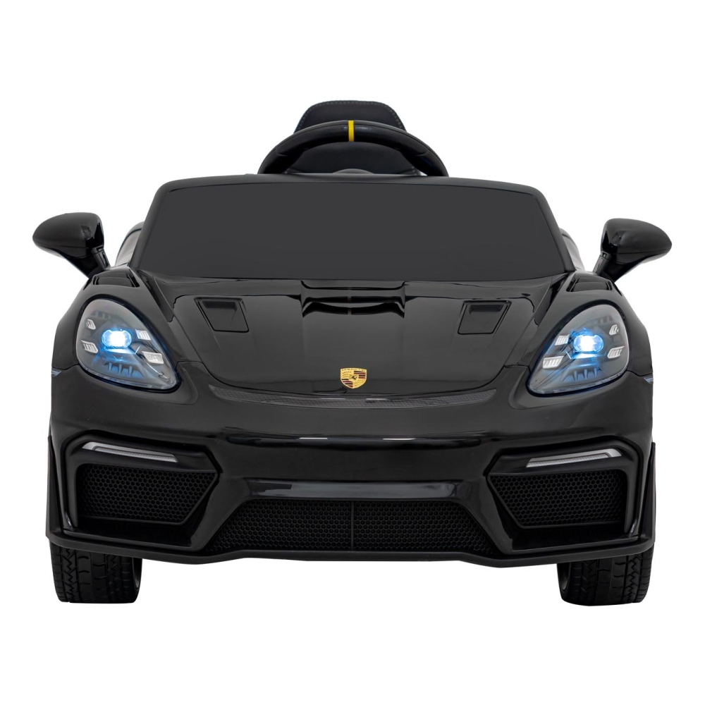 Elektromobilis Porsche 718 MP4, Black-Elektromobiliai vaikams, Mašinos-e-vaikas