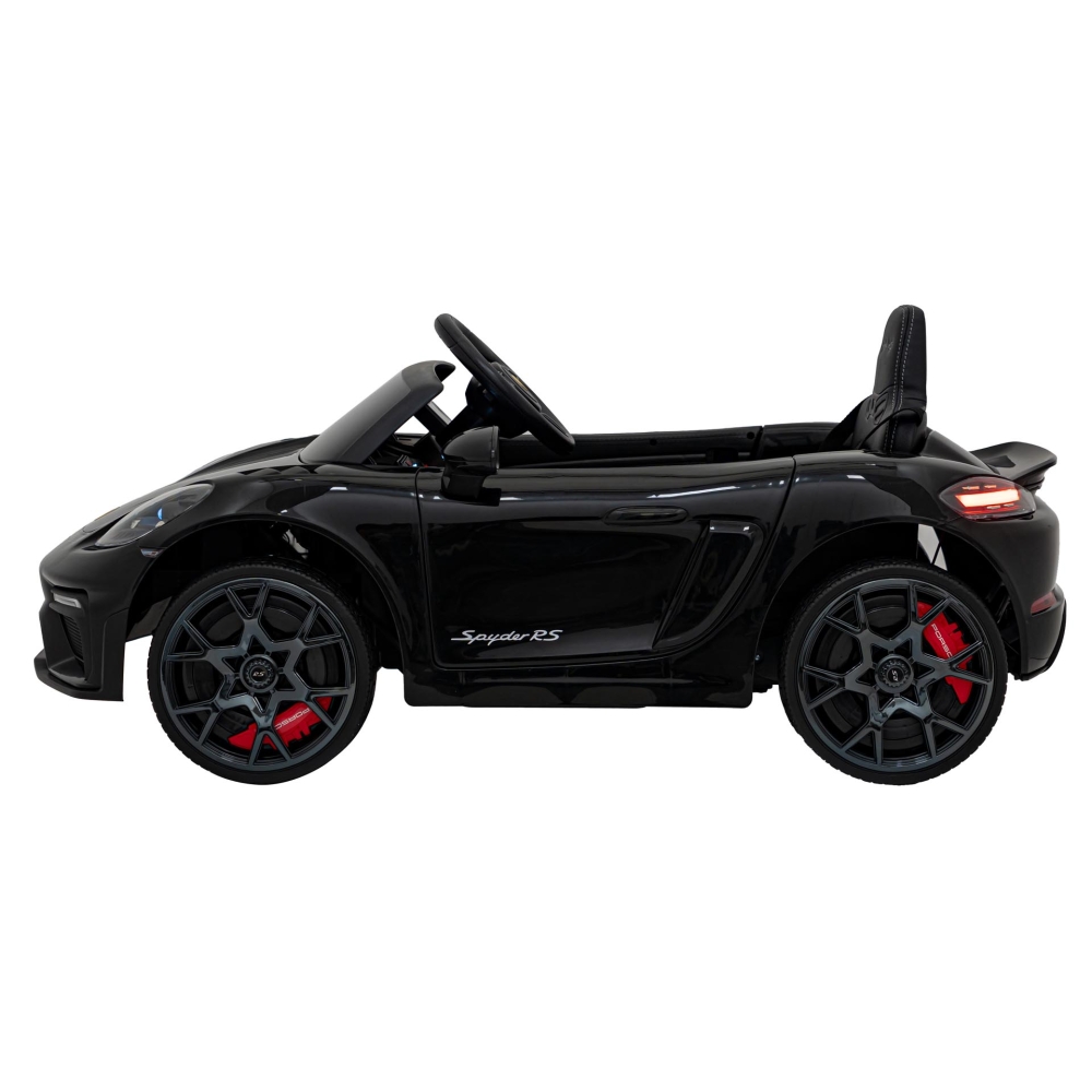 Elektromobilis Porsche 718 MP4, Black-Elektromobiliai vaikams, Mašinos-e-vaikas