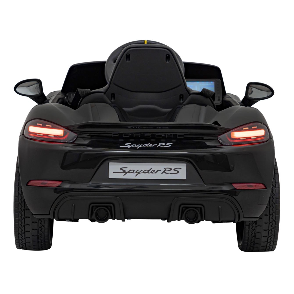 Elektromobilis Porsche 718 MP4, Black-Elektromobiliai vaikams, Mašinos-e-vaikas