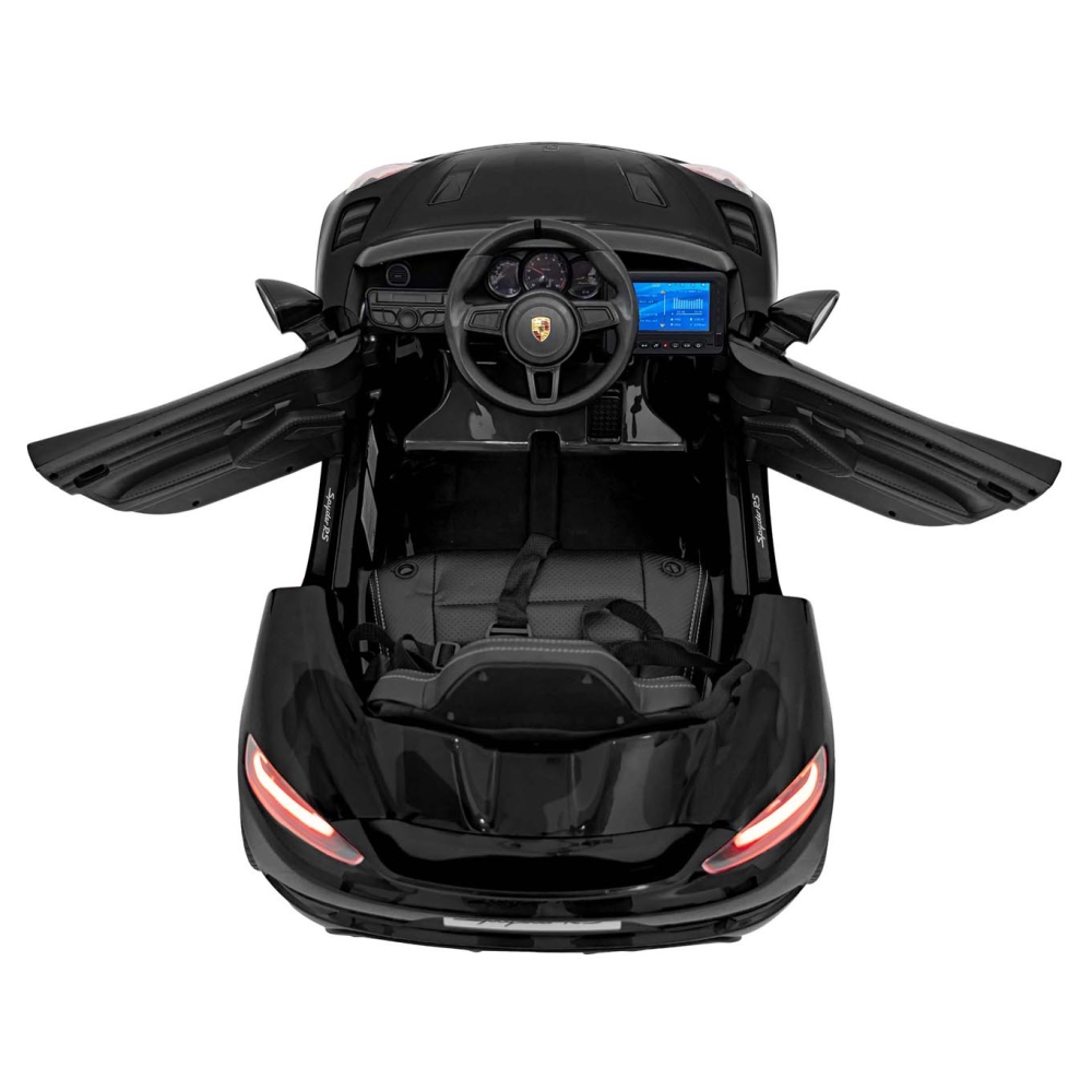 Elektromobilis Porsche 718 MP4, Black-Elektromobiliai vaikams, Mašinos-e-vaikas