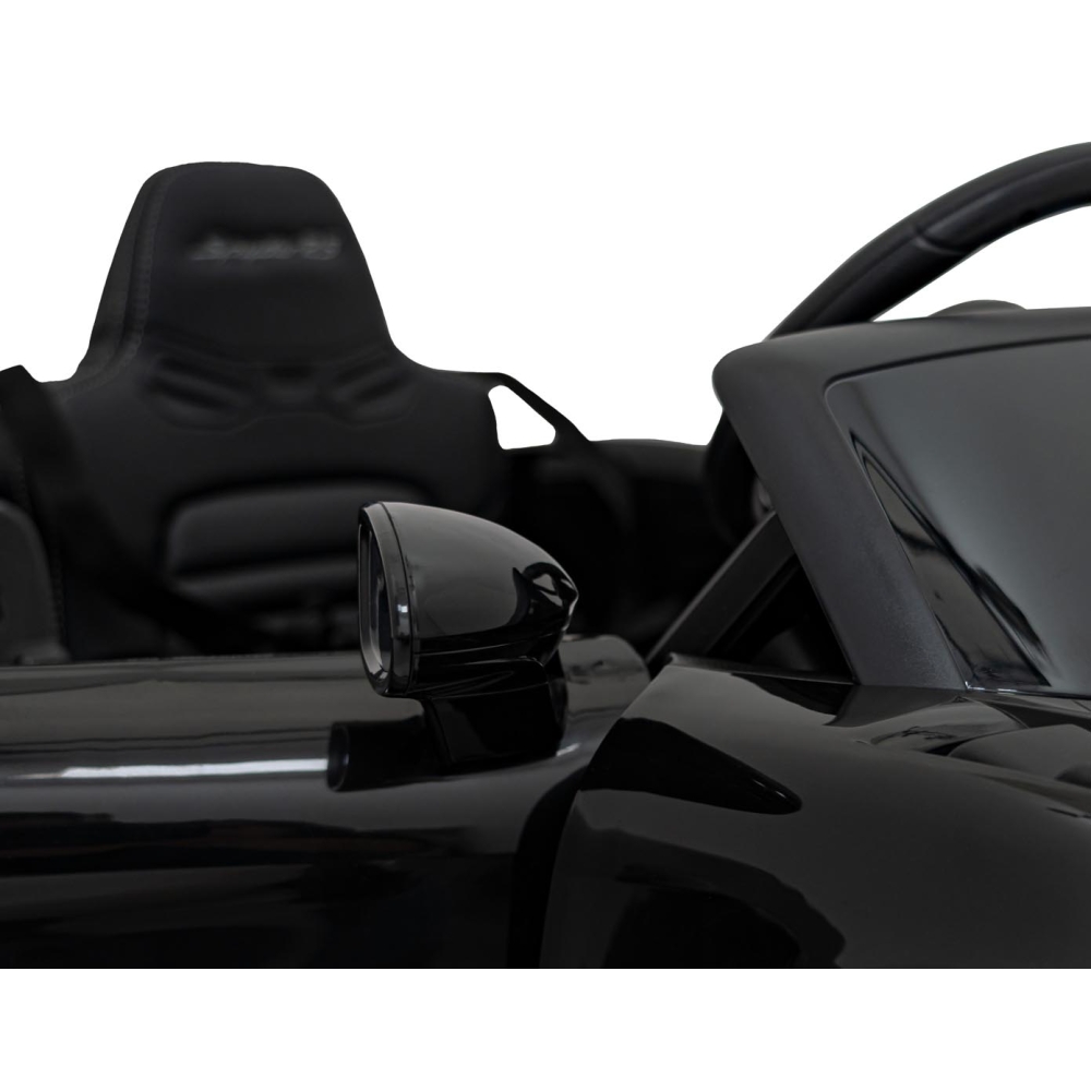 Elektromobilis Porsche 718 MP4, Black-Elektromobiliai vaikams, Mašinos-e-vaikas