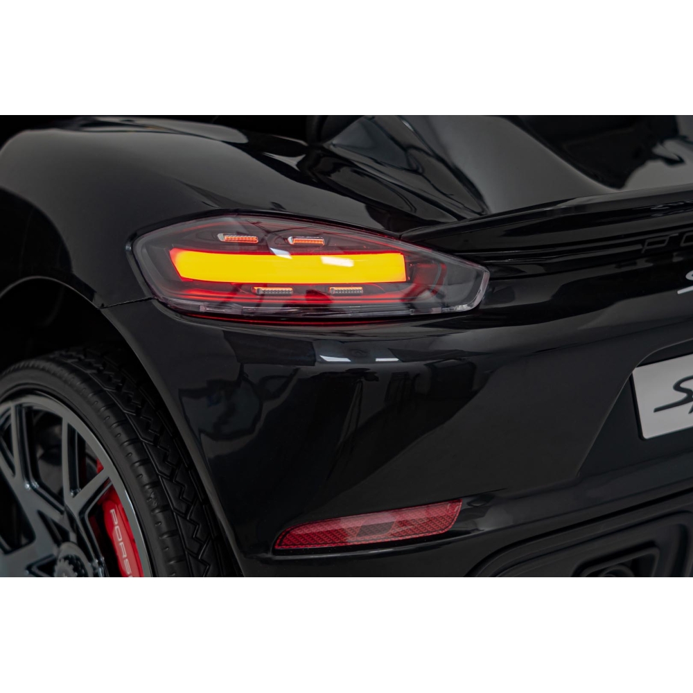 Elektromobilis Porsche 718 MP4, Black-Elektromobiliai vaikams, Mašinos-e-vaikas