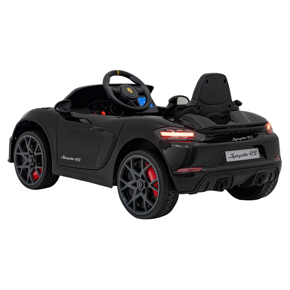 Elektromobilis Porsche 718 MP4, Black-Elektromobiliai vaikams, Mašinos-e-vaikas