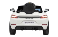 Elektromobilis Porsche 718 MP4, White-Elektromobiliai vaikams, Mašinos-e-vaikas