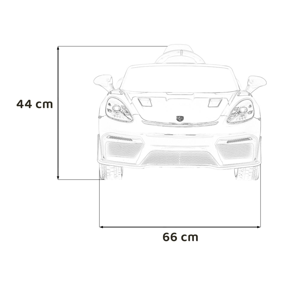 Elektromobilis Porsche 718 MP4, White-Elektromobiliai vaikams, Mašinos-e-vaikas
