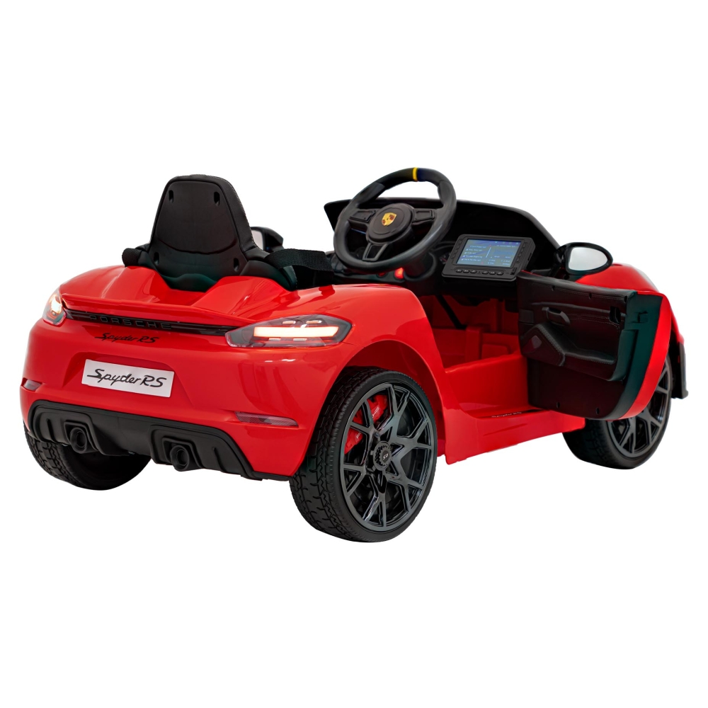 Elektromobilis Porsche 718 MP4, Red-Elektromobiliai vaikams, Mašinos-e-vaikas