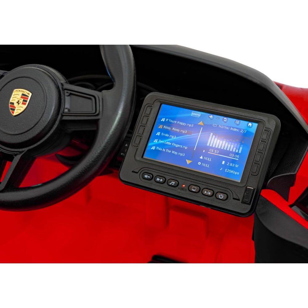 Elektromobilis Porsche 718 MP4, Red-Elektromobiliai vaikams, Mašinos-e-vaikas