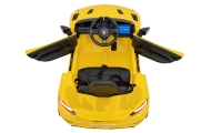 Elektromobilis Porsche 718 MP4, Yellow-Elektromobiliai vaikams, Mašinos-e-vaikas