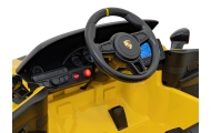 Elektromobilis Porsche 718 MP4, Yellow-Elektromobiliai vaikams, Mašinos-e-vaikas