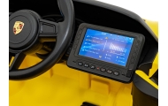 Elektromobilis Porsche 718 MP4, Yellow-Elektromobiliai vaikams, Mašinos-e-vaikas
