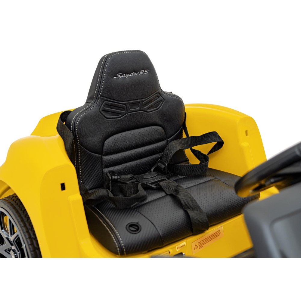 Elektromobilis Porsche 718 MP4, Yellow-Elektromobiliai vaikams, Mašinos-e-vaikas