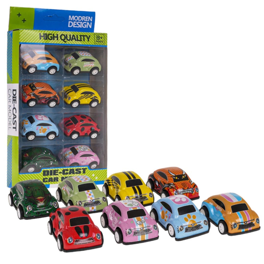 8 varomų automobilių rinkinys