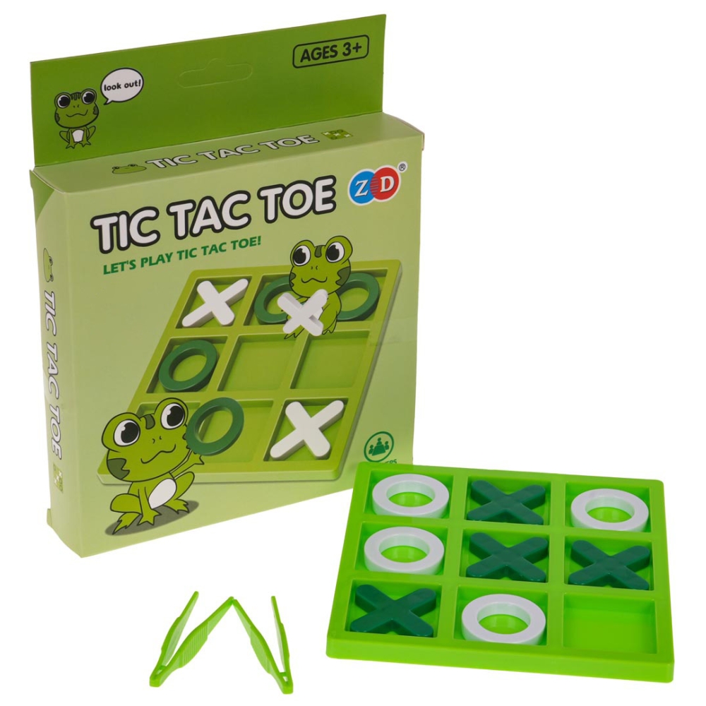 Loginis žaidimas „Nuliukai ir kryžiukai“ MINI Varlė-Žaislai, Stalo žaidimai, Įvairūs stalo žaidimai-e-vaikas
