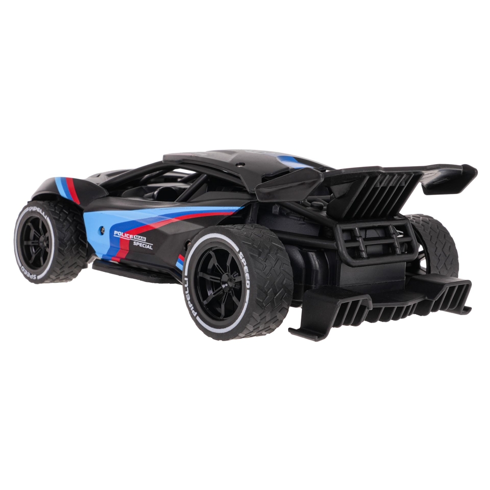 Nuotoliniu būdu valdomas Greitasis metalinis automobilis 1:20 R/C, Juodas