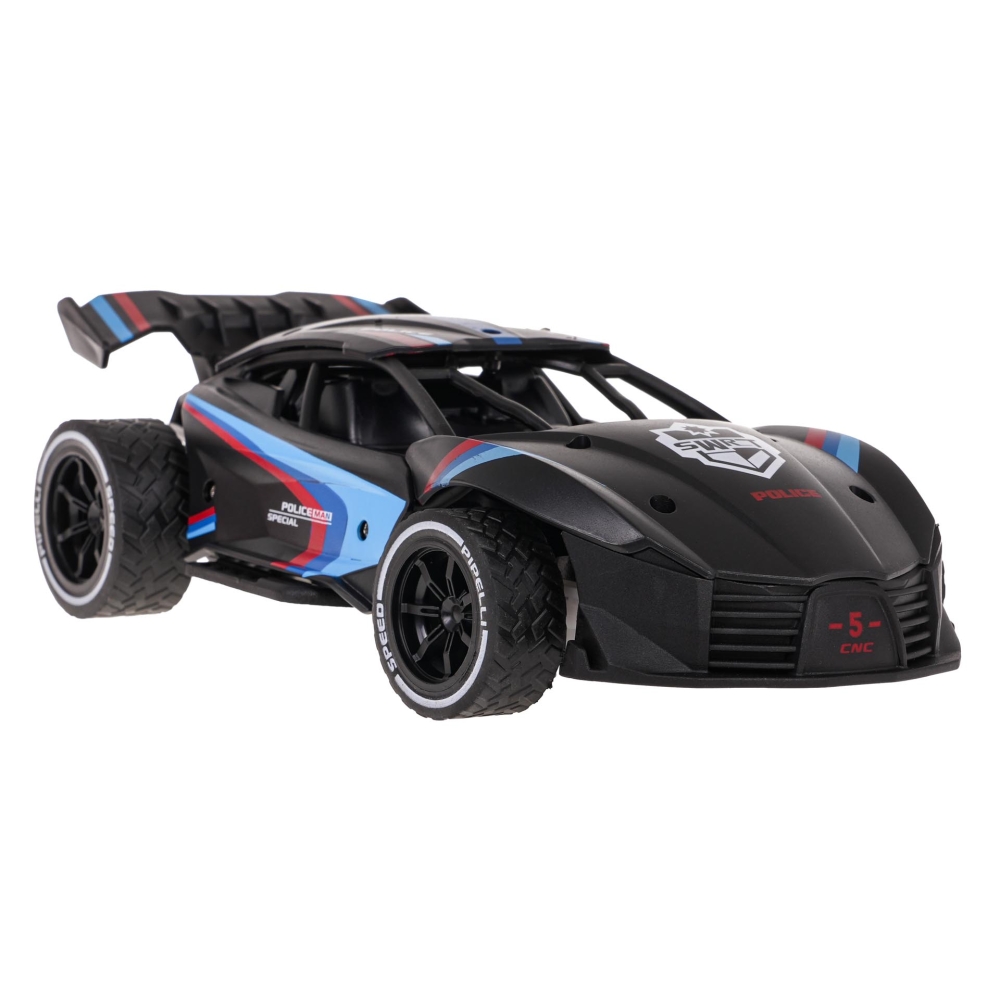 Nuotoliniu būdu valdomas Greitasis metalinis automobilis 1:20 R/C, Juodas