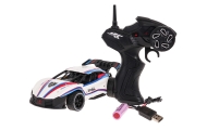Nuotoliniu būdu valdomas Greitasis metalinis automobilis 1:20 R/C, Baltas