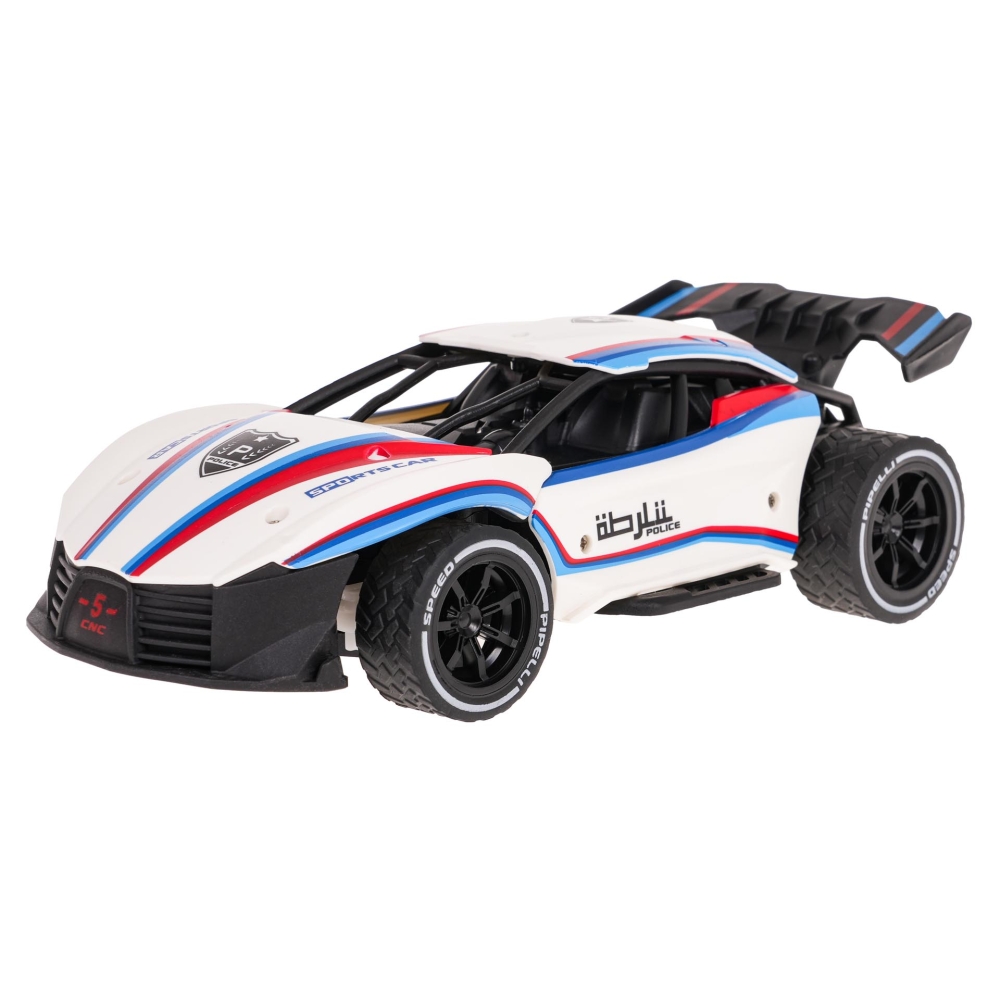 Nuotoliniu būdu valdomas Greitasis metalinis automobilis 1:20 R/C, Baltas