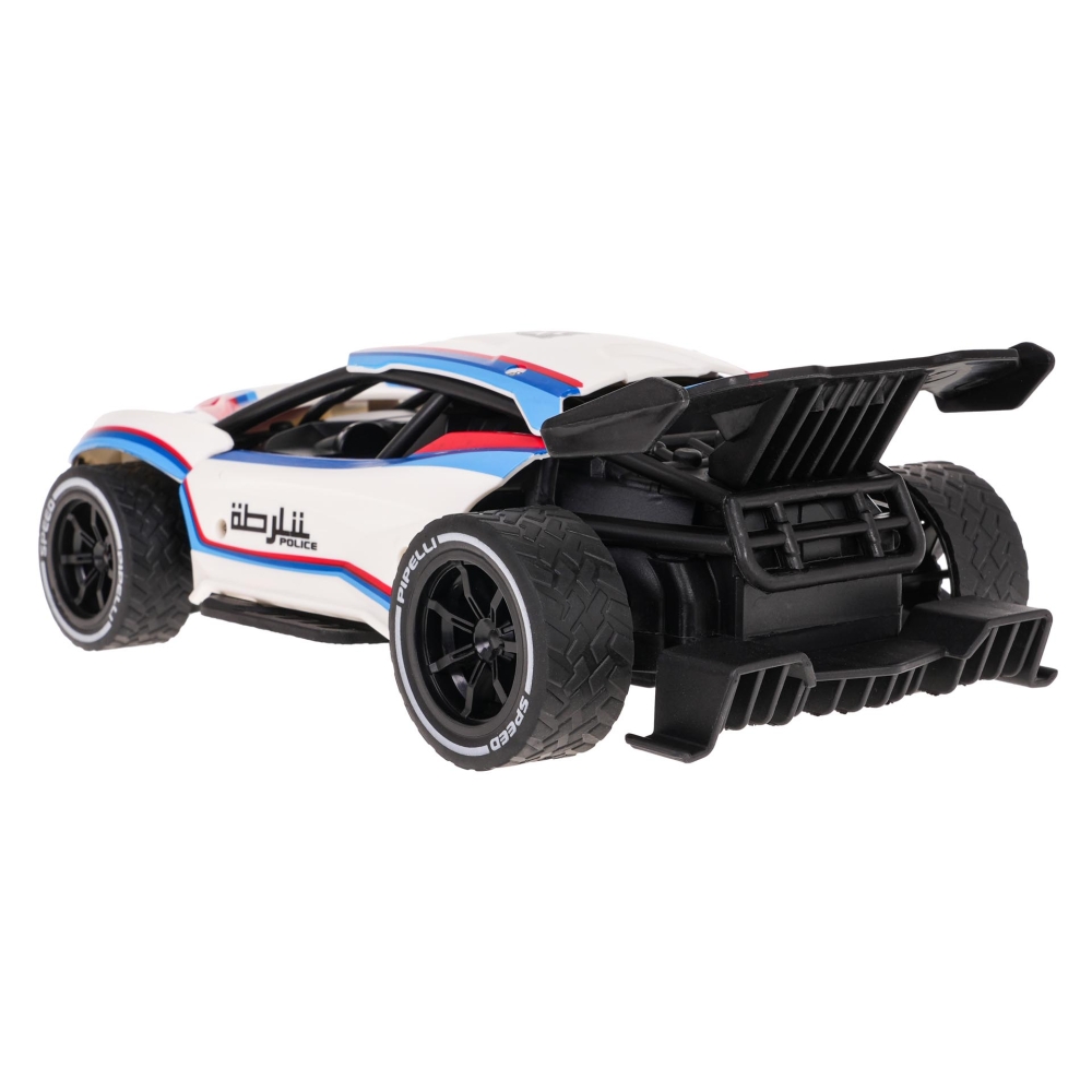 Nuotoliniu būdu valdomas Greitasis metalinis automobilis 1:20 R/C, Baltas