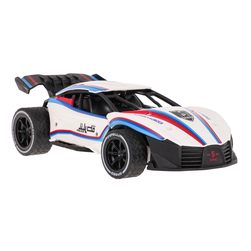 Nuotoliniu būdu valdomas Greitasis metalinis automobilis 1:20 R/C, Baltas