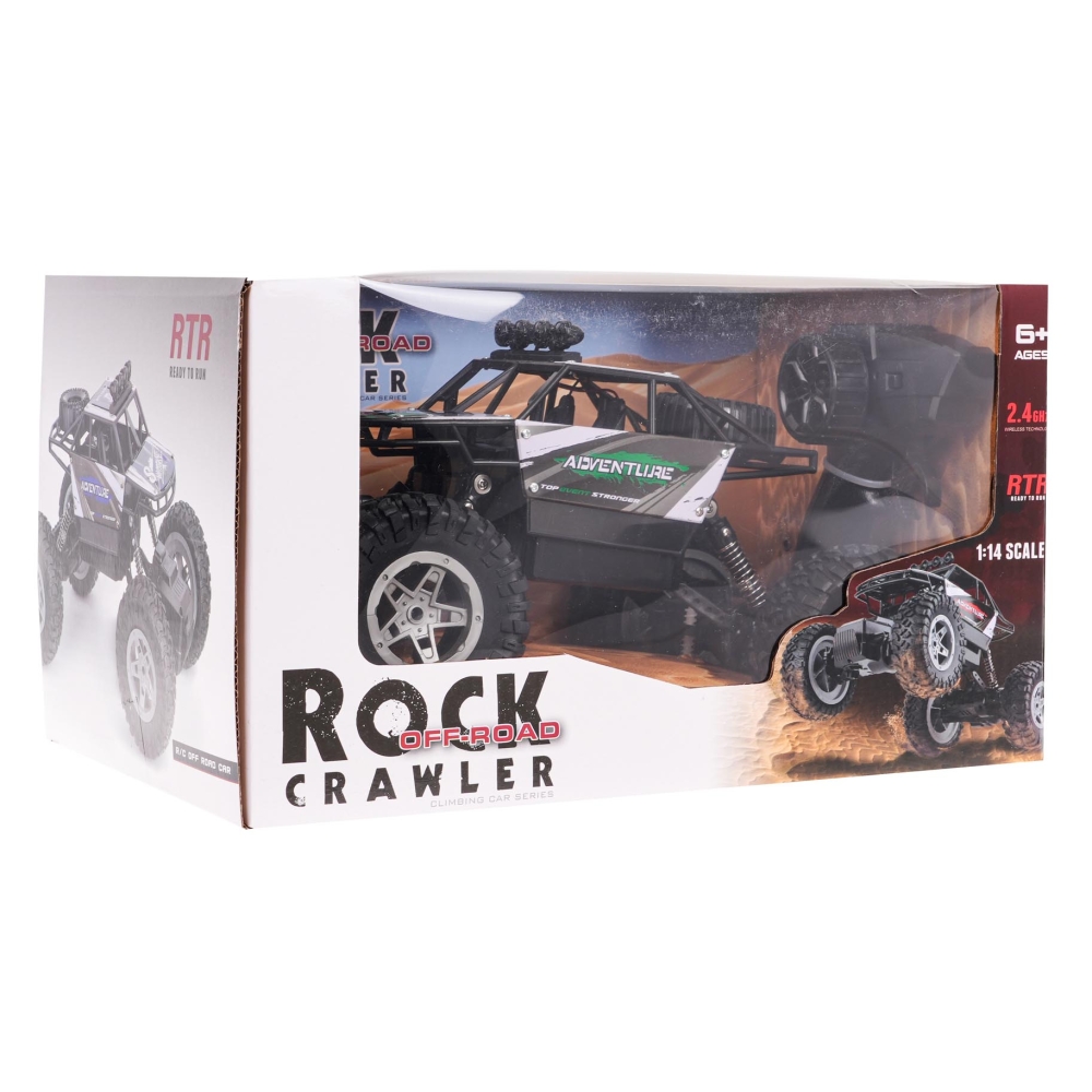 Nuotoliniu būdu valdomas Vikšrinis 1:14 Rock SHAKE R/C, žalias