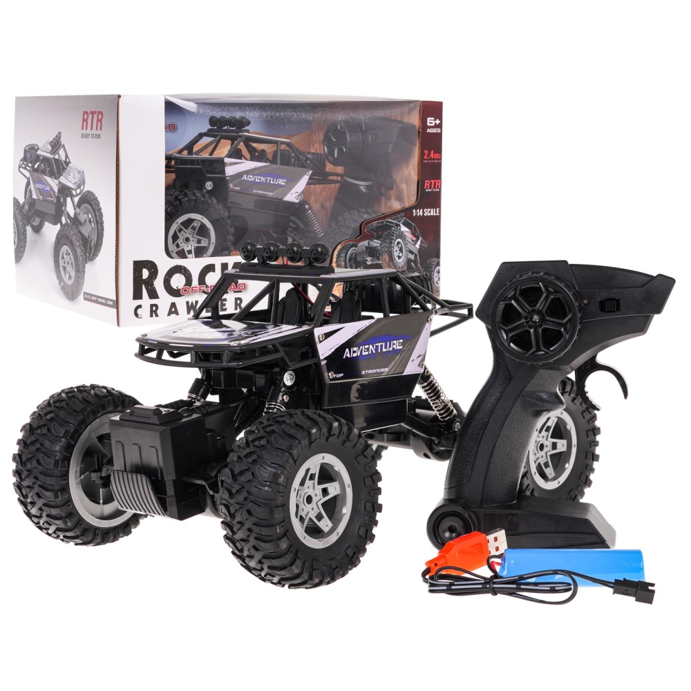 Nuotoliniu būdu valdomas Vikšrinis 1:14 Rock SHAKE R/C, Blue
