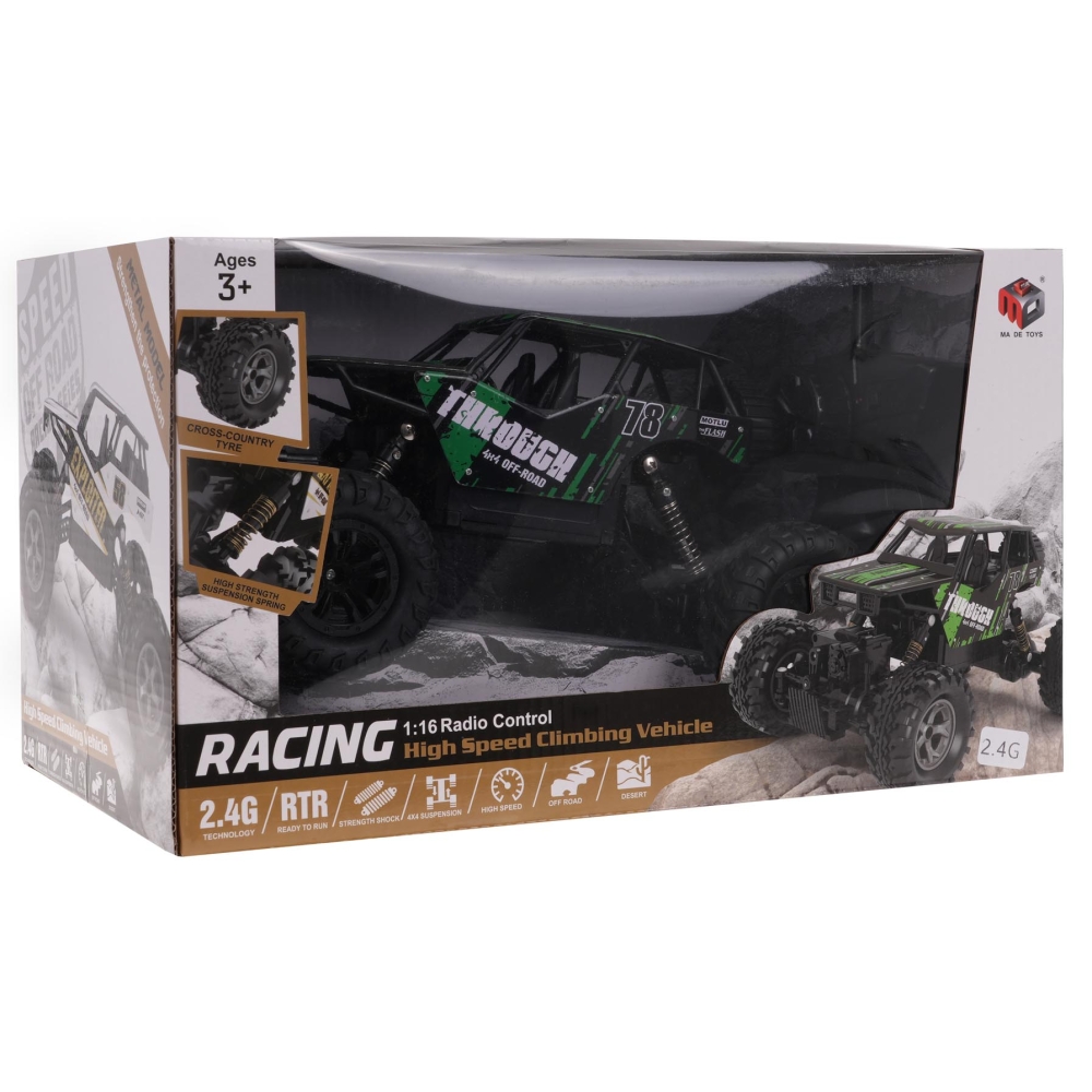 Nuotoliniu būdu valdomas Vikšrinis 1:16 Racing 78 R/C