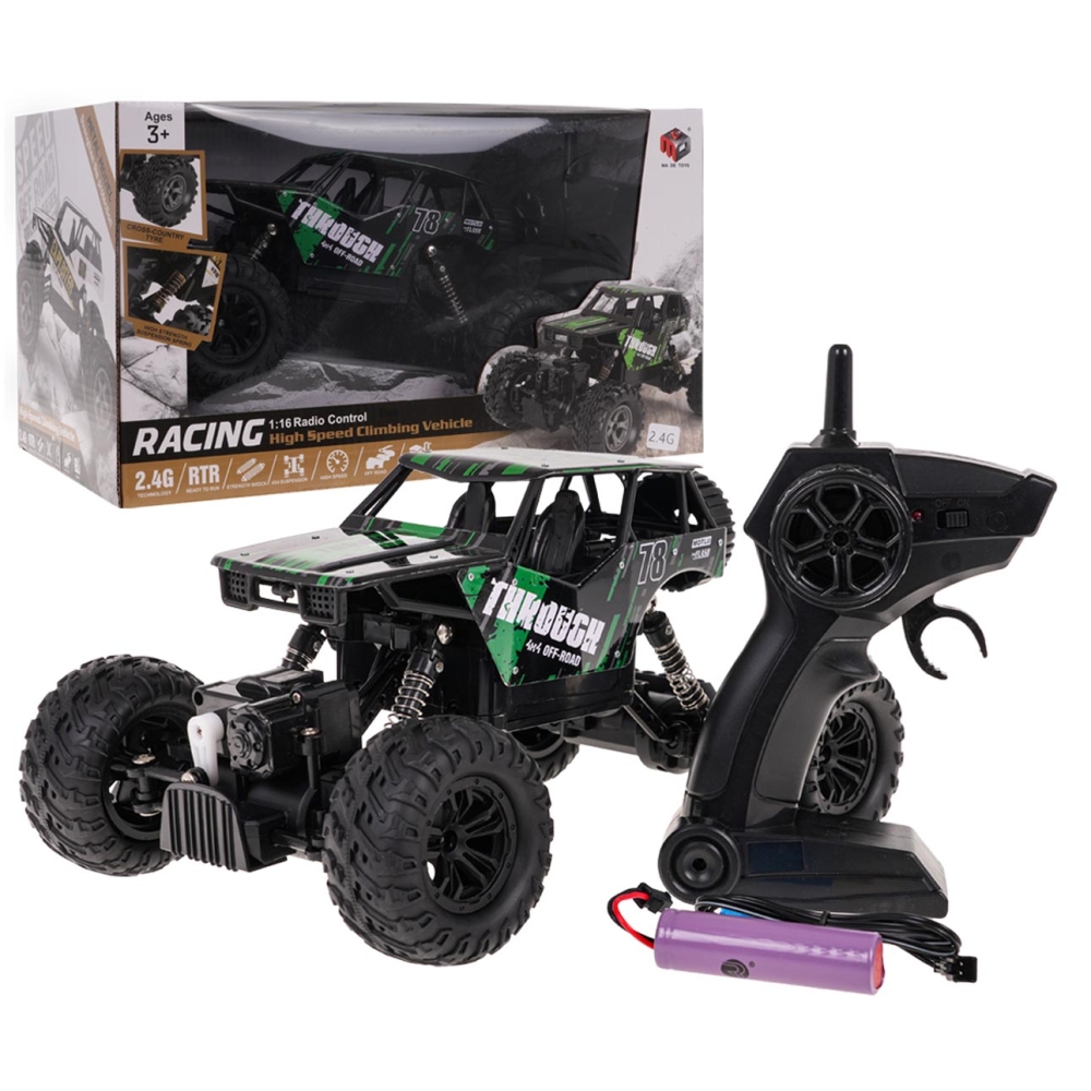 Nuotoliniu būdu valdomas Vikšrinis 1:16 Racing 78 R/C