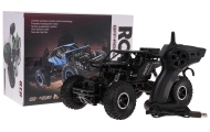 Nuotoliniu būdu valdomas ROVER 1:16 R/C vikšrinis automobilis, juodas