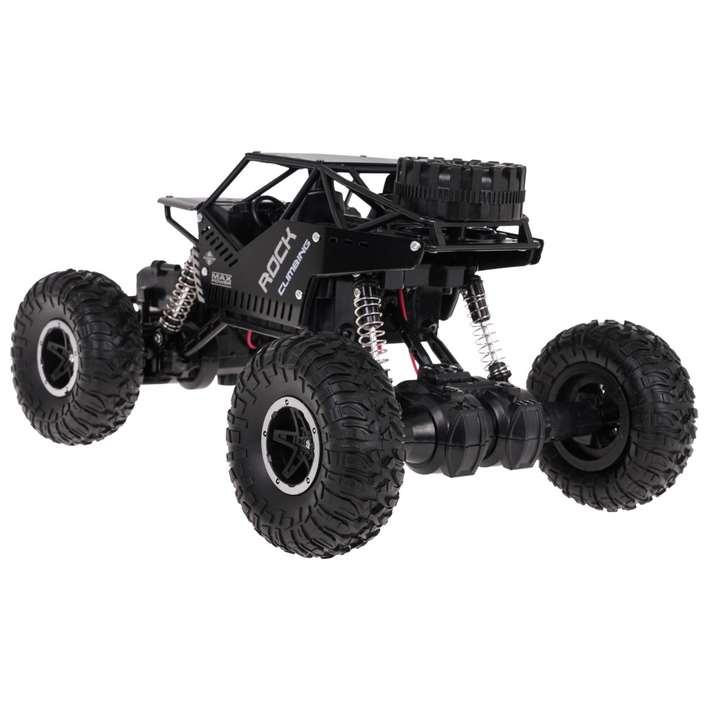 Nuotoliniu būdu valdomas ROVER 1:16 R/C vikšrinis automobilis, juodas