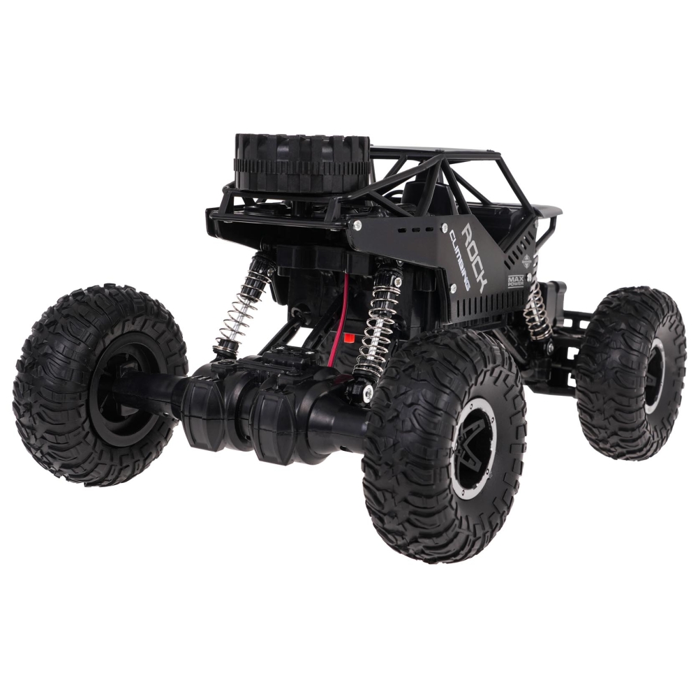 Nuotoliniu būdu valdomas ROVER 1:16 R/C vikšrinis automobilis, juodas