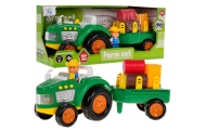 Zestaw Traktor z Rolnikiem + Akcesoria