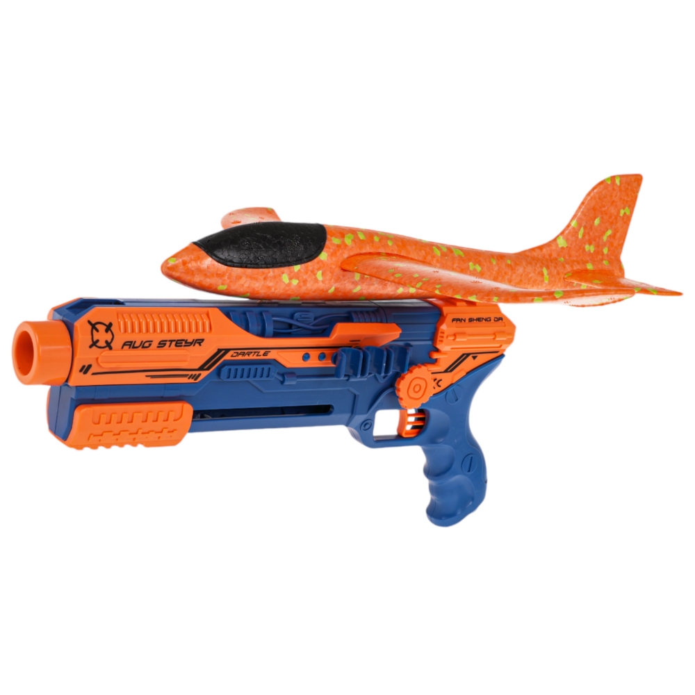 Pistoletas su lėktuvo paleidimo įrenginiu 5in1 Orange
