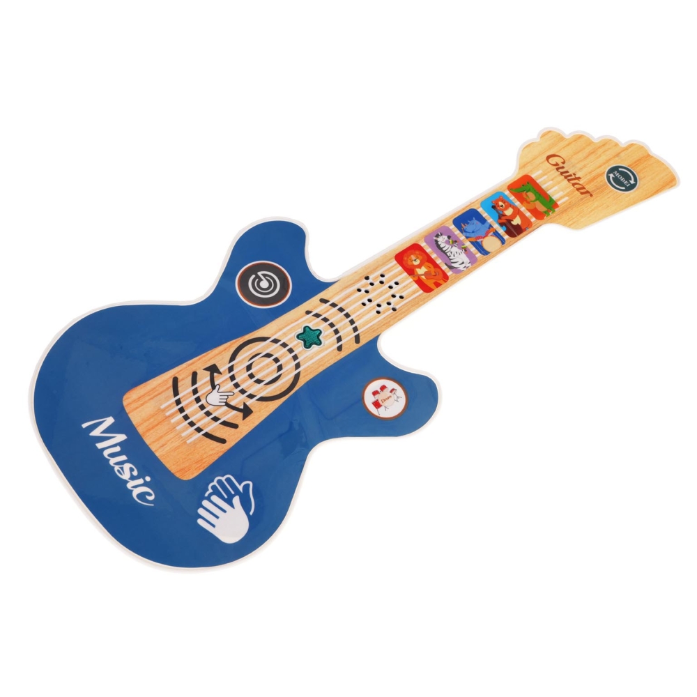 Vaikams skirta gitara su šviesų funkcija